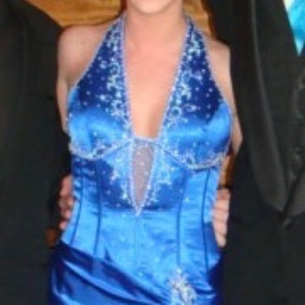 Dark Blue Prom Dress
